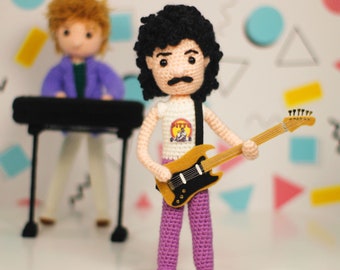 Daryl Hall Inspired Crochet Amigurumi Doll Hall Oates One Etsy