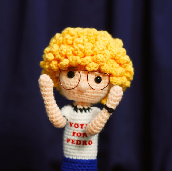 Napoleon Dynamite Themed Crochet Amigurumi Dolls- One of a Kind