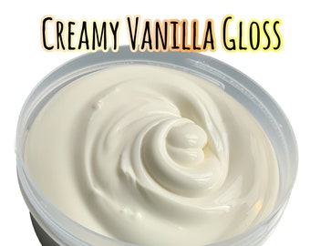 Creamy Vanilla Gloss - Thick & Glossy Scented Thickie 8oz/250g- Extras - UK SELLER