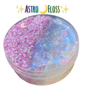 Astro Floss - Crunchy Bingsu Bead Slime - 8oz/250g - Scented - Fimo - Extras - UK SELLER