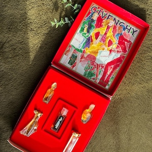GIVENCHY Parfum Sampler Collection, 5 Fragrances Eau de Perfume Gift Set in box, Made in France