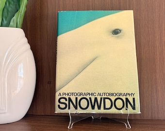 Art Coffee Table Book: Snowdon, A Photographic Autobiography, Vintage 1970s