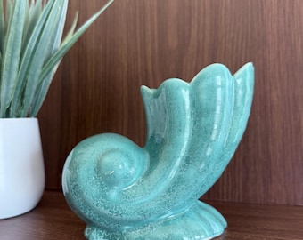 Vintage Van Briggle Pottery Cornucopia Vase