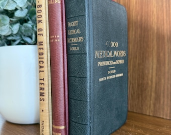 Vintage Medical Books Set from 1930-1953