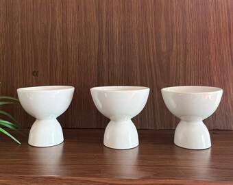 Vintage Ceramic Egg Cups, Dessert or Condiment Bowls