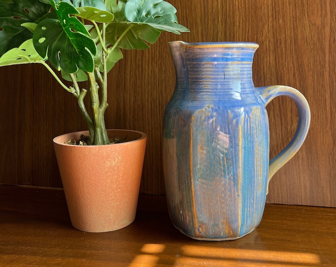 Handmade 1970s Pottery Vase Pitcher