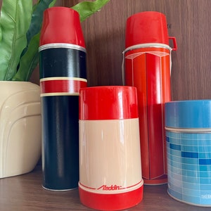 Vintage Red Thermos Brand Canteen - Gil & Roy Props