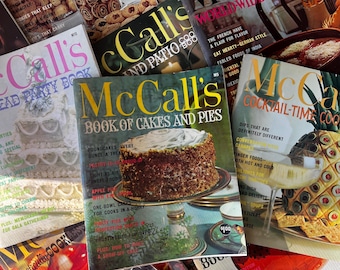 Vintage McCall's Cookbook Collection 1965, Complete Set of Recipe Books