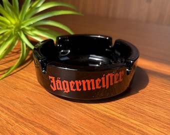 Vintage 1990s Jagermeister Ashtray with Deer Logo