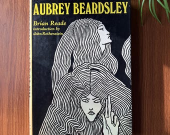 1967 Aubrey Beardsley Coffee Table Book with Color Plates