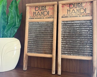 Vintage Washboards for Laundry Room or Bathroom Decor