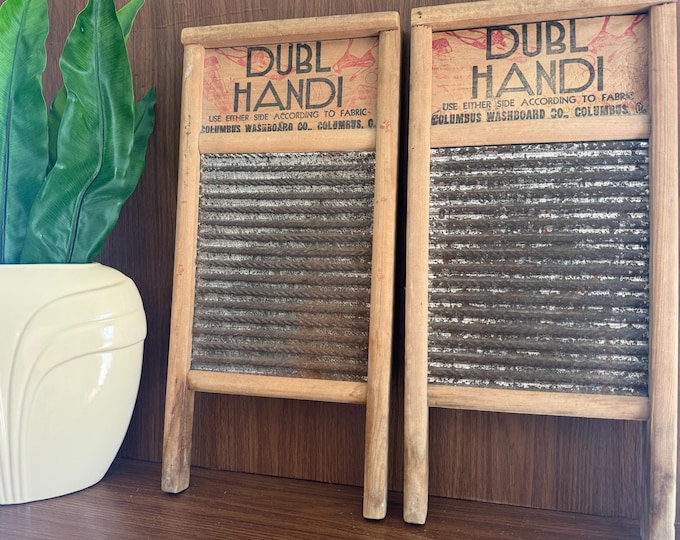 Vintage Washboards for Laundry Room or Bathroom Decor