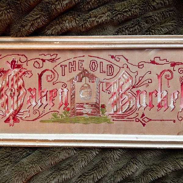 Antique Embroidery Sign Etsy