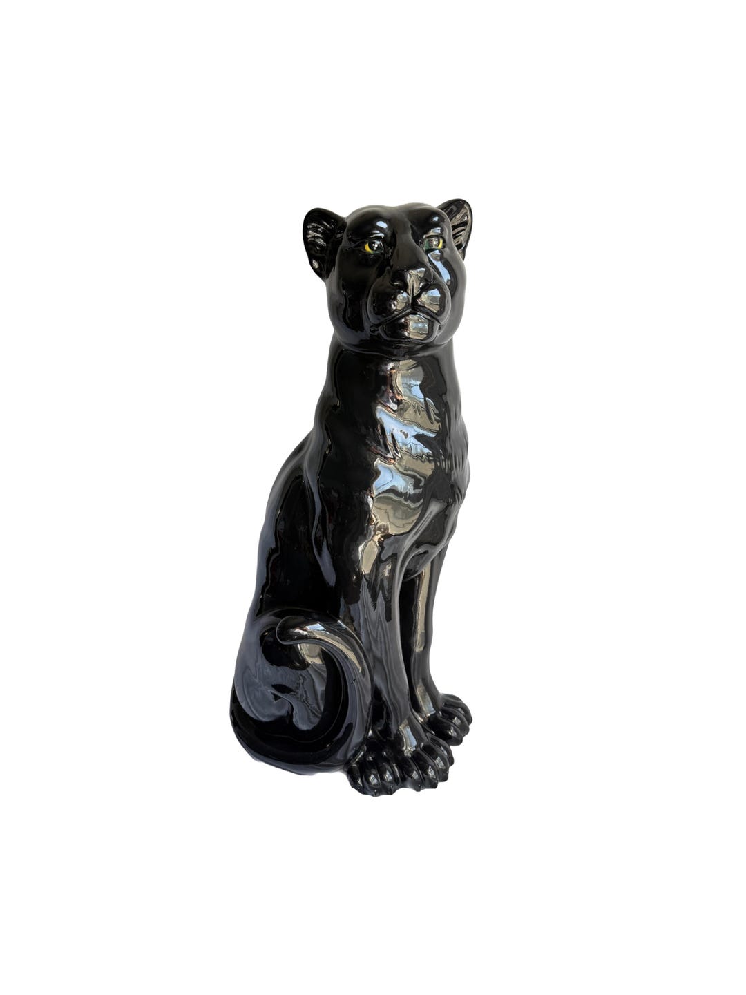 Ceramic Panther Statue, Large 32