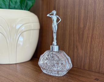 Rare Art Deco Lady Perfume Bottle