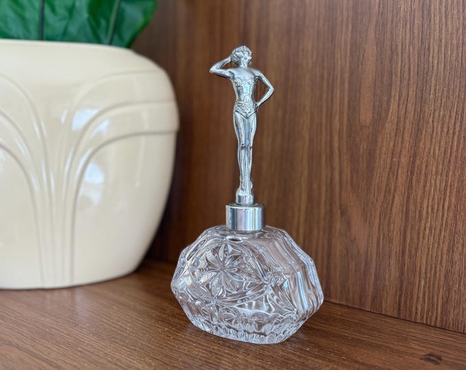 Rare Art Deco Lady Perfume Bottle