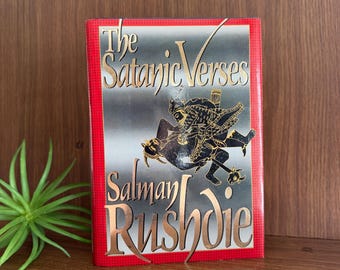 Satanic Verses, Salman Rushdie, First American Edition-3rd Printing
