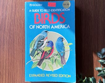 Vintage Field Guide to the Birds of North America Birding Book from Golden Books