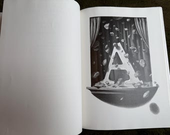 The Z Was Zapped by Chris Van Allsburg, Vintage Horror Children's