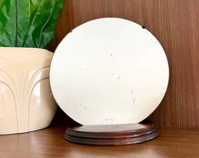 Vintage 1920s Art Deco Tabletop Vanity Makeup Mirror