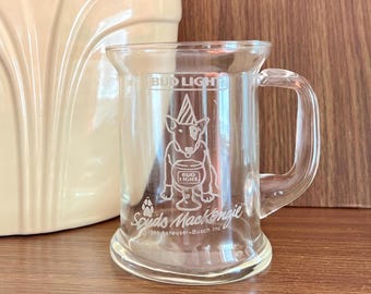 Vintage Spuds Mackenzie Beer Mug, 1986 Bud Light’s Original Party Animal