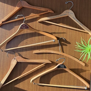 Antique Wooden Advertising Hangers - Etsy