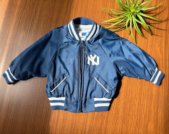NY Yankees Baby Baseball Jacket, Vintage 3-6 Months Bomber MLB