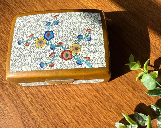 Vintage Cloisonne Cigarette Case