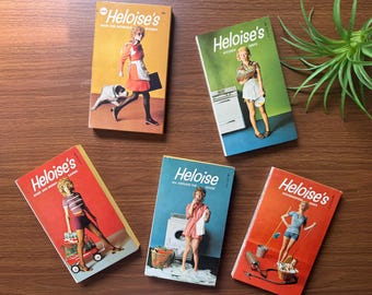 Heloise Vintage Book Set, Adult How-To Books: Budgeting, Recipes, Repairs, Housekeeping and More