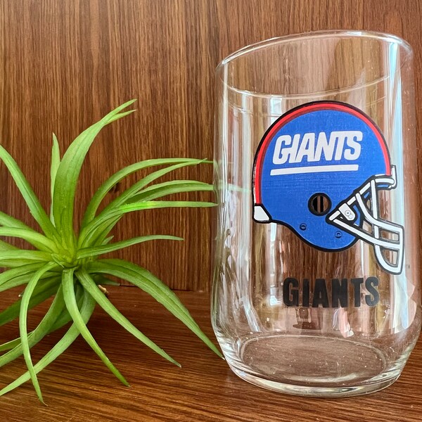 New York Giants Wine Glass Etsy