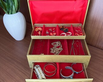 Vintage 1960s Lady Buxton Jewelry Box