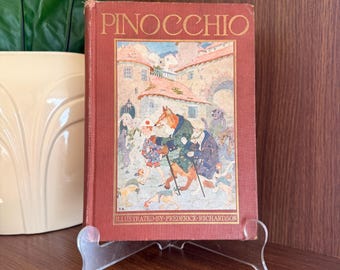 Antique 1923 Pinocchio Hardcover