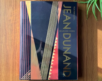 Art Deco Coffee Table Book, "Jean Dunand His Life and Works" by Félix Marcilhac Decorative Book with Color Plates