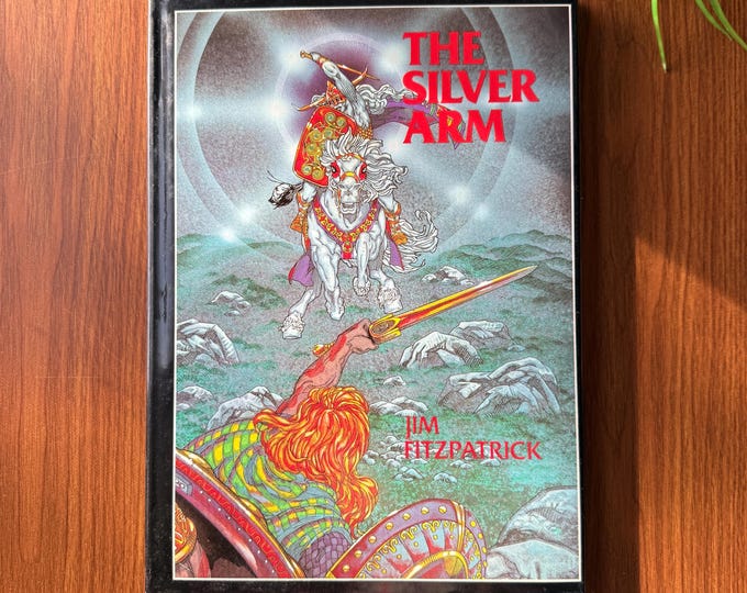 The Silver Arm by Jim Fitzpatrick, Celtic Irish Mythology Fantasy Art Book, Hardcover