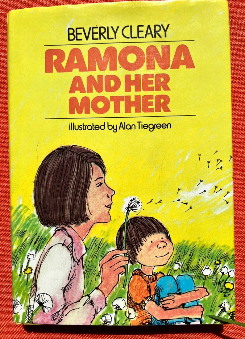 Ramona and Her Mother, First Edition, Beverly Cleary, Rare 1979 - Etsy