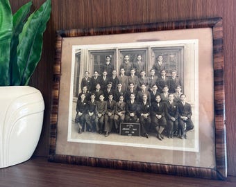 Vintage 1930s Creepy Boys School Photo