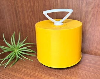 Vintage Vinyl Record Storage Box, Disk GoCase, Mid Century DJ Travel Box for 45s 7" Records