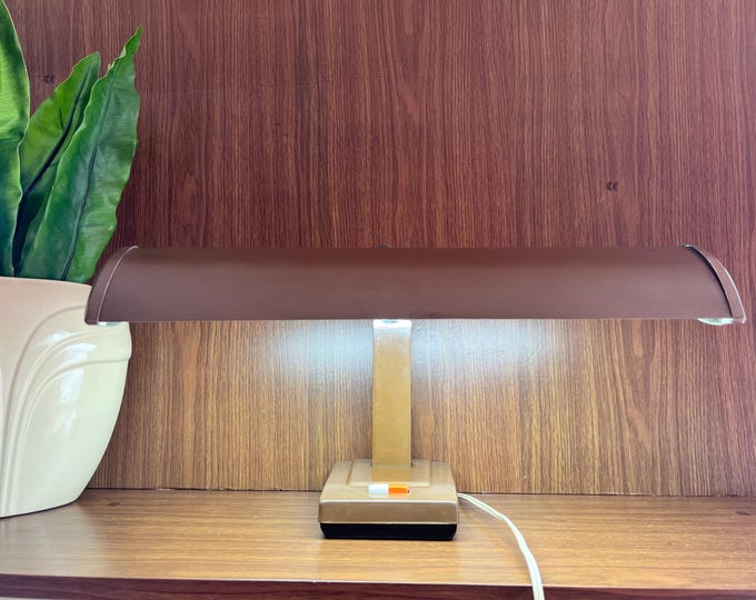 Mid Century Modern Desk Lamp, Industrial Metal Adjustable Gooseneck Task Lamp