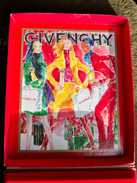 Vintage GIVENCHY Parfum Sampler Collection, French Perfume, 5