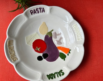 Vintage XL Ceramic Salad or Pasta Bowl by Los Angeles Pottery