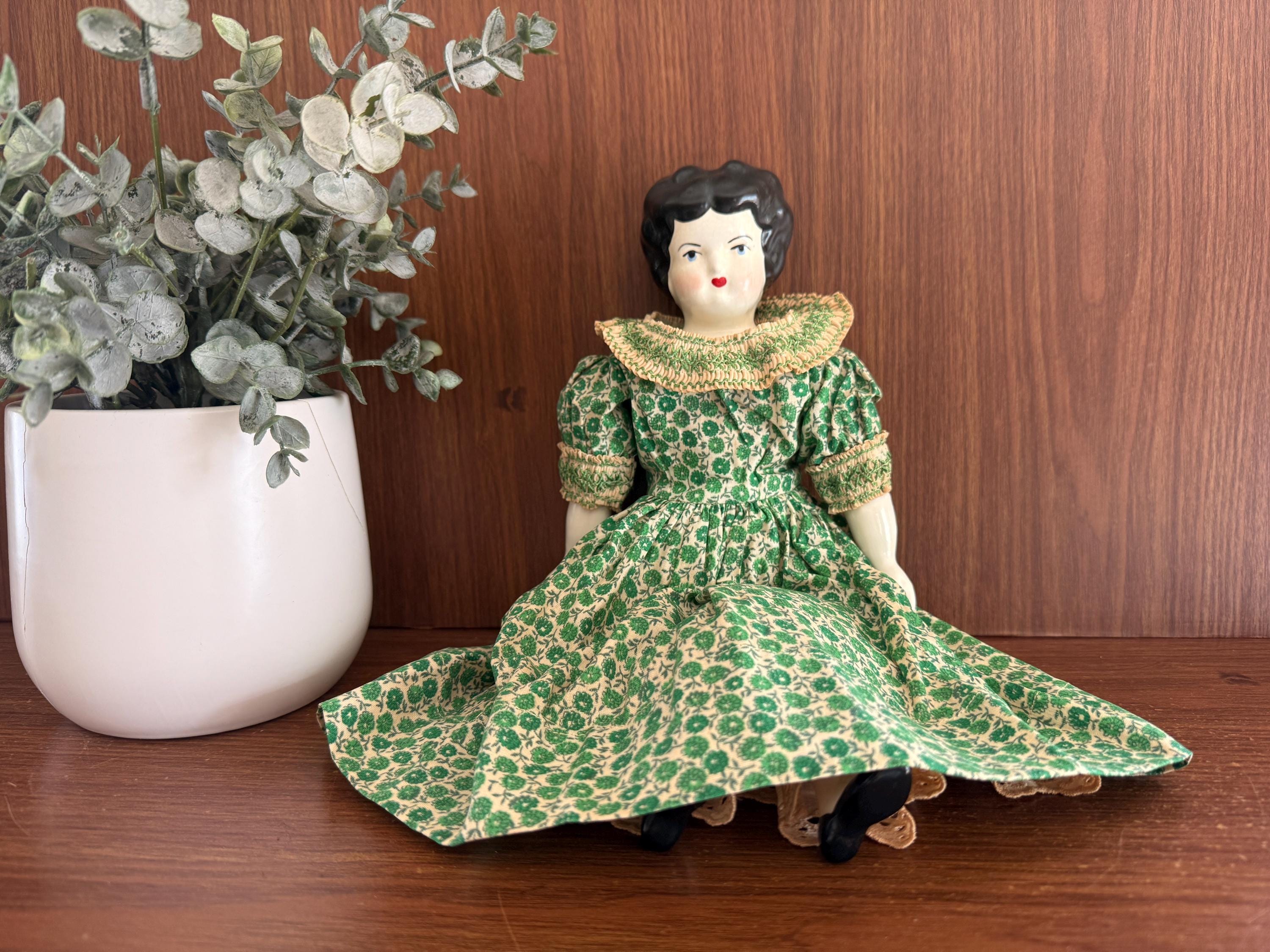 Vintage China Head Doll, 15