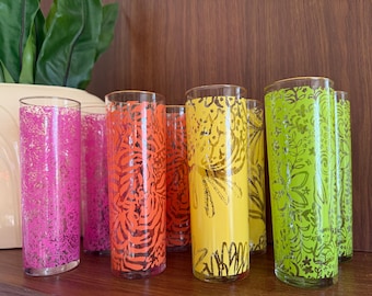 Lilly Pulitzer Highball Glasses in Sets of 4