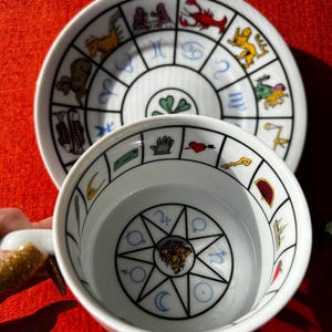Tea Leaf Reading Cup, Divination Tools, Fortune Telling Astrology Cup ...