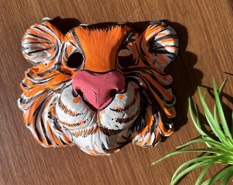 Vintage Tiger Ben Cooper Halloween Mask