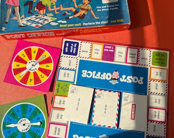 Vintage 1960s "Post Office" Board Game by Hasbro
