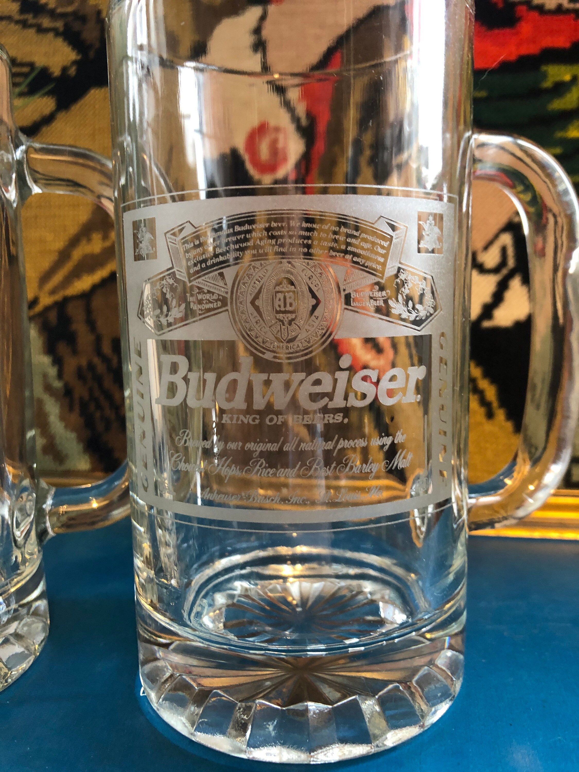 Details about   Rare BUDWEISER DRAUGHT BEER CUP PINT GLASS 16 Oz Collectible 
