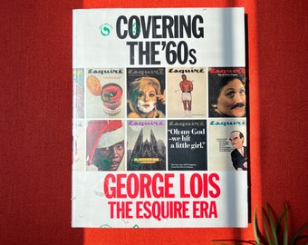 Covering the '60s: George Lois, the Esquire Era, Vintage Decorative Book of 1960s Mens Fashion Magazine Covers