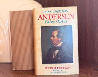 Vintage Hans Christian Anderson Fairy Tales with Ivy Leaf Planted by Anderson