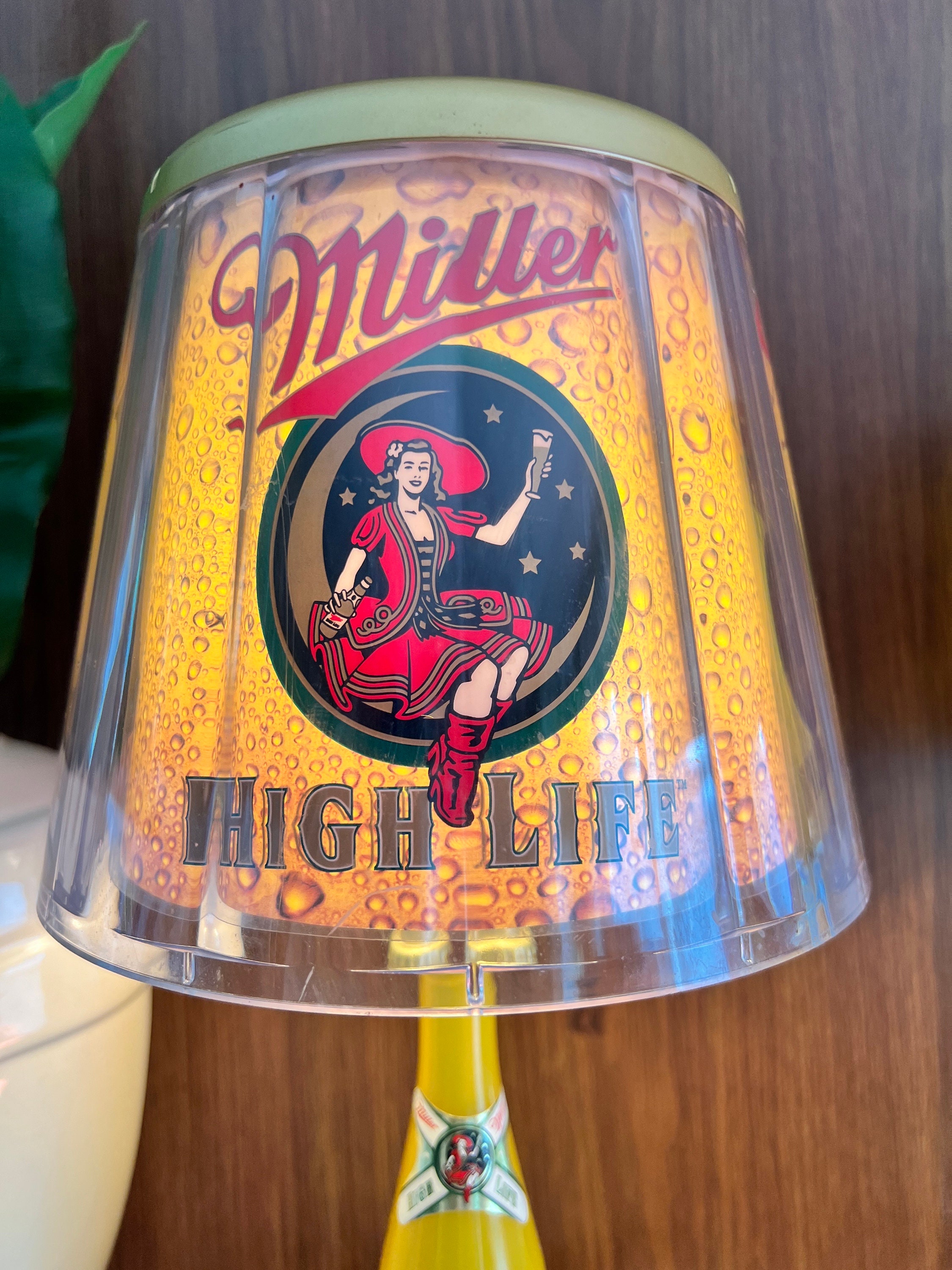 Vintage Miller High Life Rotating Novelty Table Lamps Vintage Miller High Life Rotating Novelty Table Lamps