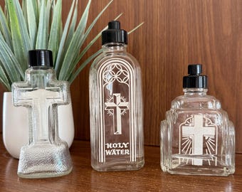 Antique Holy Water Bottles